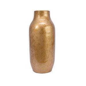 Vaza glinena zlata v50cm