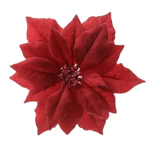 Okrasek božična zvezda rdeče barve 24 cm